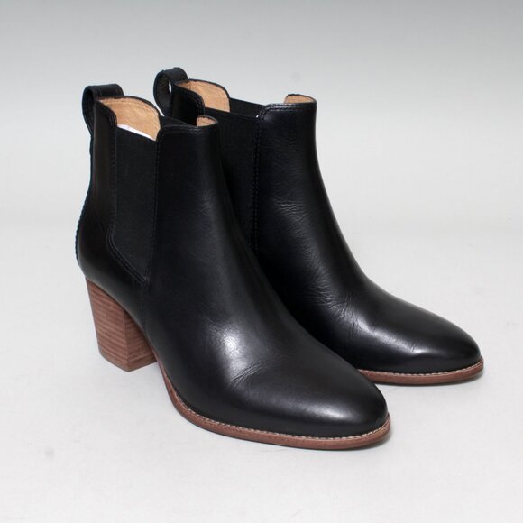 Madewell Black Leather Ankle Booties - Picture 8 of 10